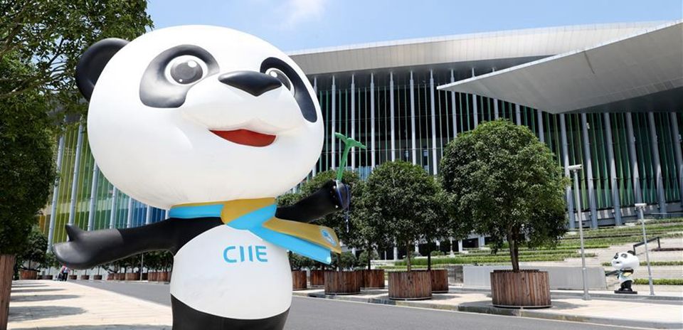 第二屆進口博搭建進行中，普朗展覽進入現場助力展會！