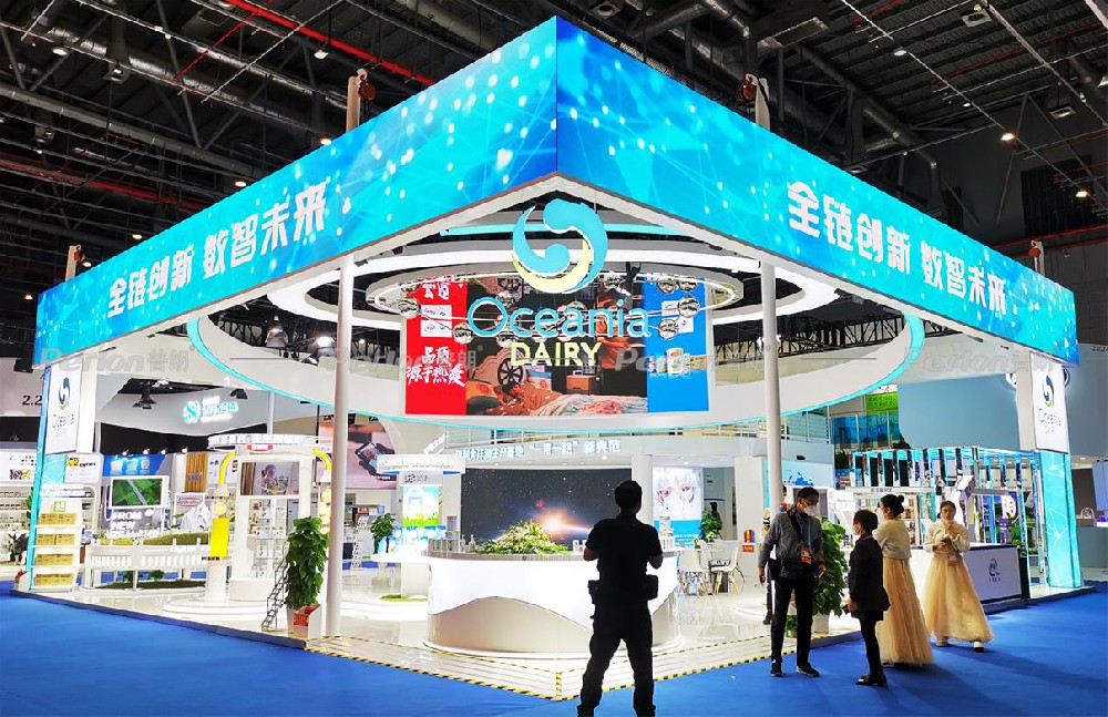 伊利-進(jìn)博會(huì)展臺(tái)設(shè)計(jì)搭建